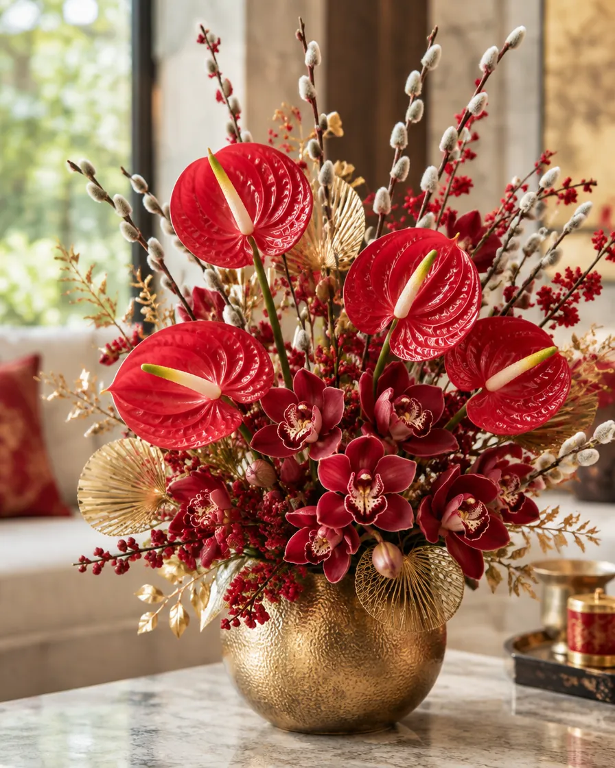 Festive arrangement by Alangkaar Floral