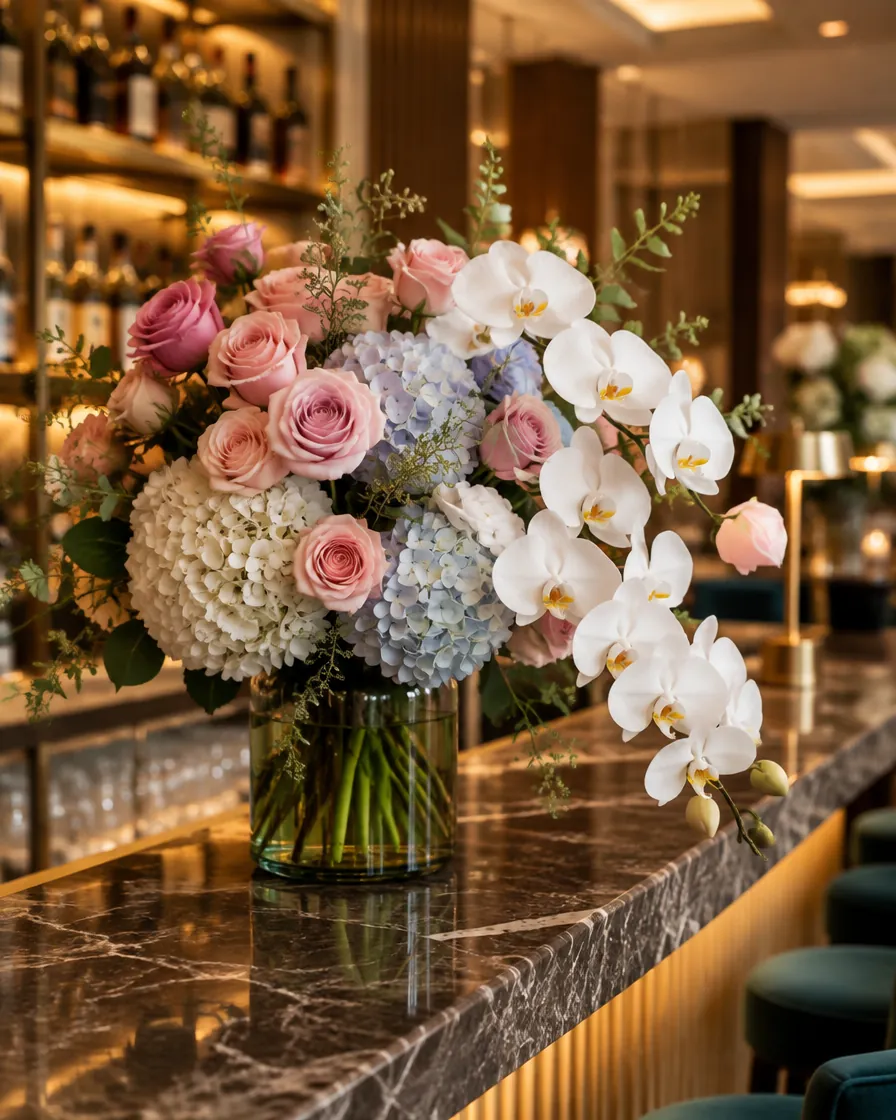 Restaurant / bar feature by Alangkaar Floral