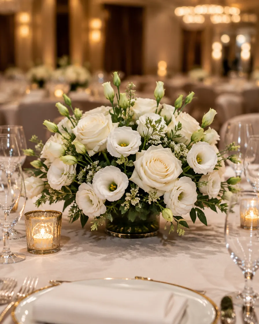 Banquet centrepiece by Alangkaar Floral