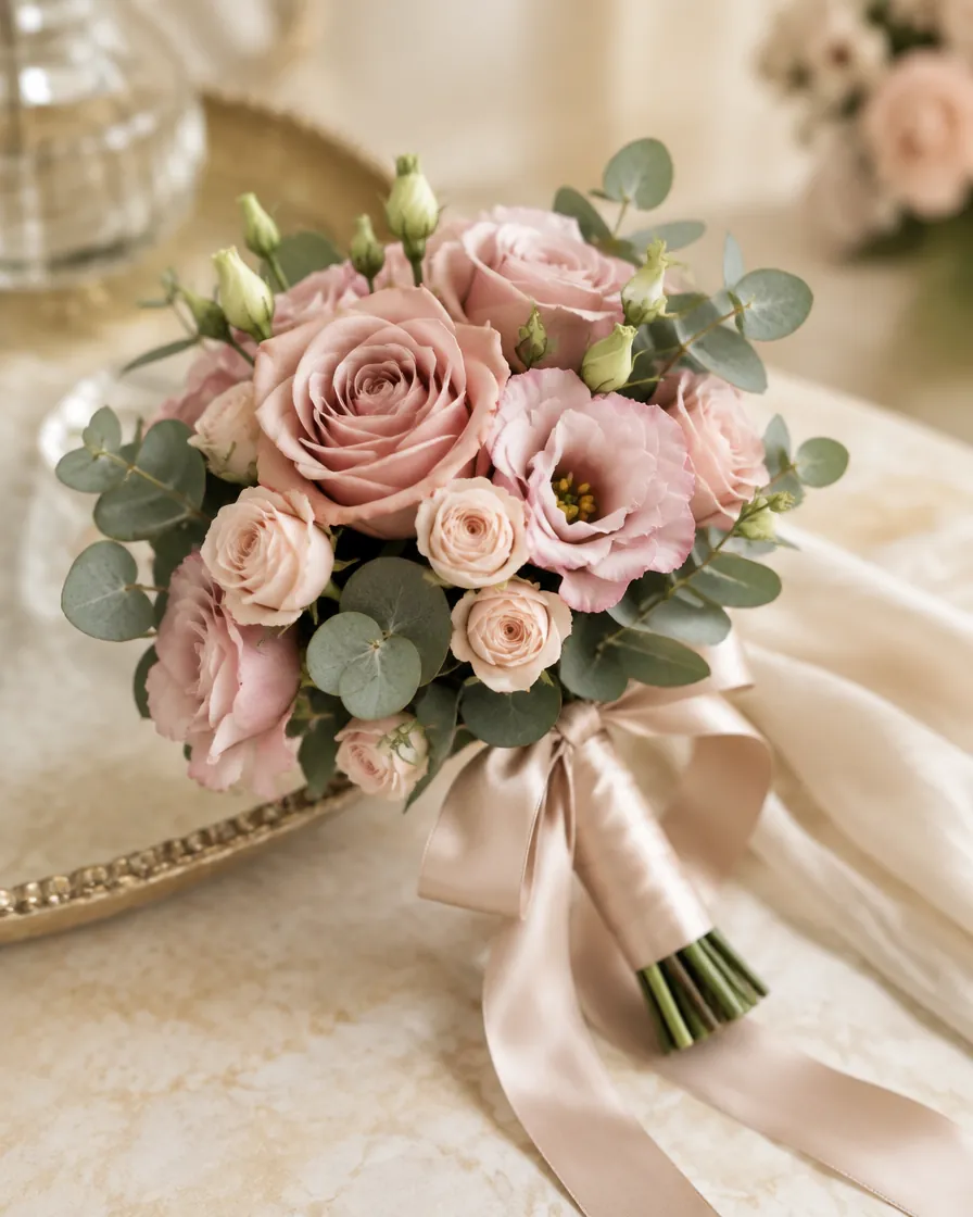 Bridesmaid posy by Alangkaar Floral