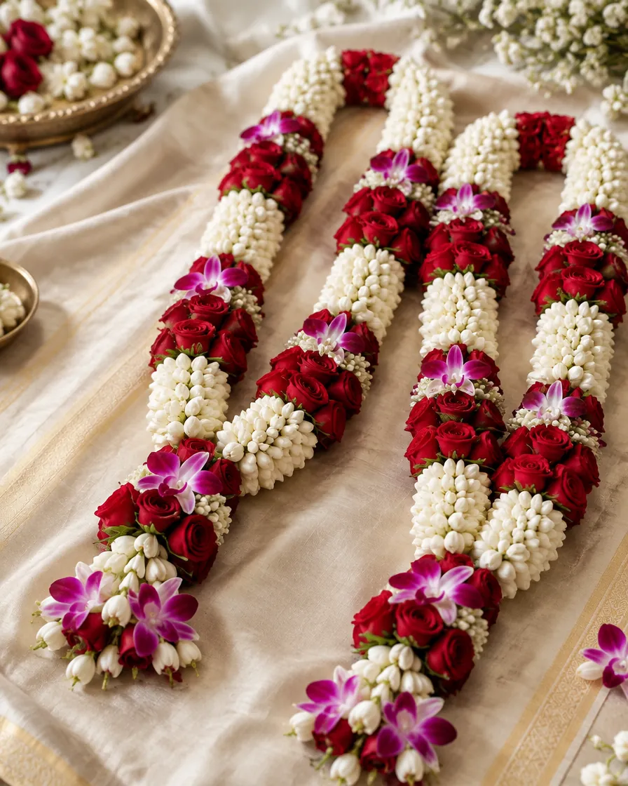 Varmala garland pair by Alangkaar Floral