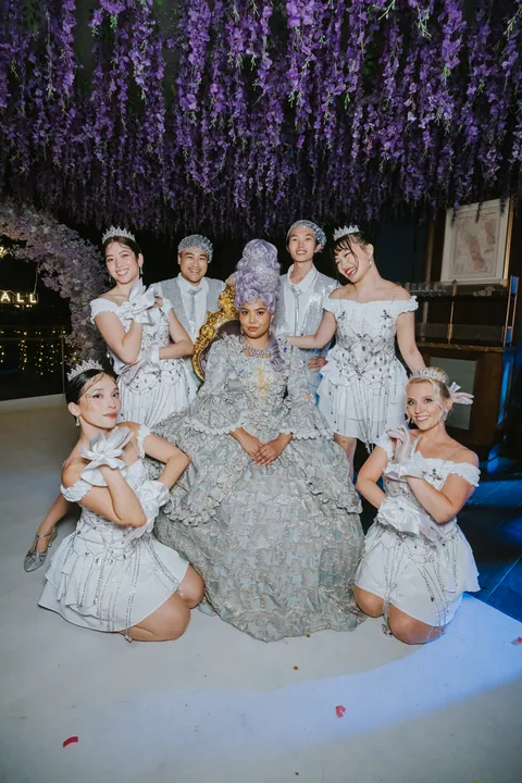 New Year's Eve 2025 · Wisteria: The full cast around the gold throne