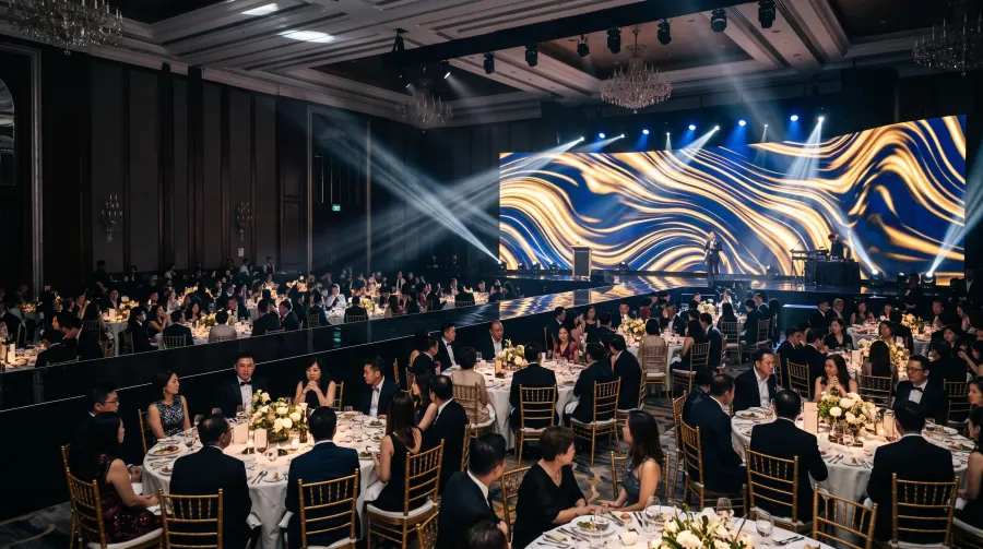 Gala dinner and dinner-and-dance production