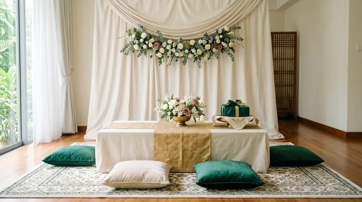 Illustrative styling: Akad nikah by day