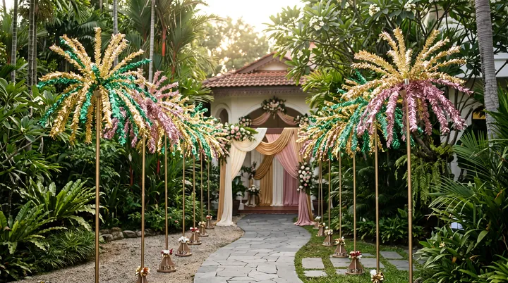 Illustrative styling: bunga manggar