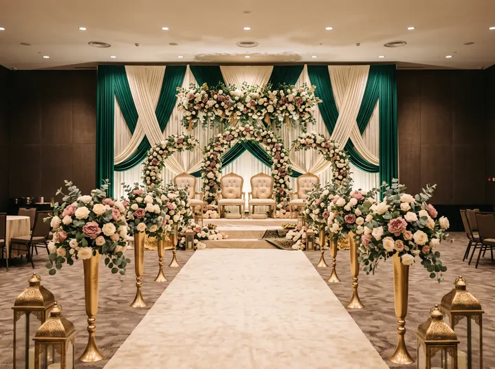 Illustrative styling: Grand Pelamin décor