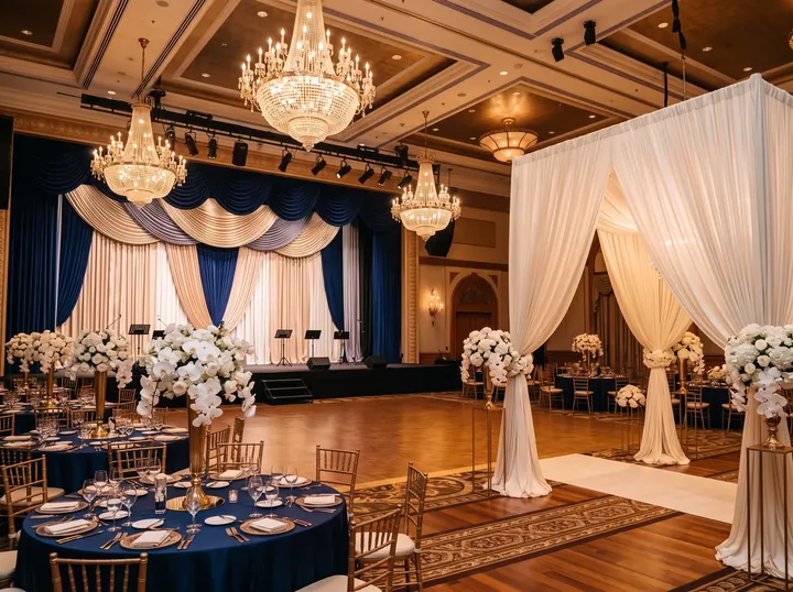 Illustrative styling: Premium Stage décor
