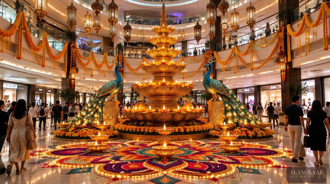Festive decoration for malls and buildings