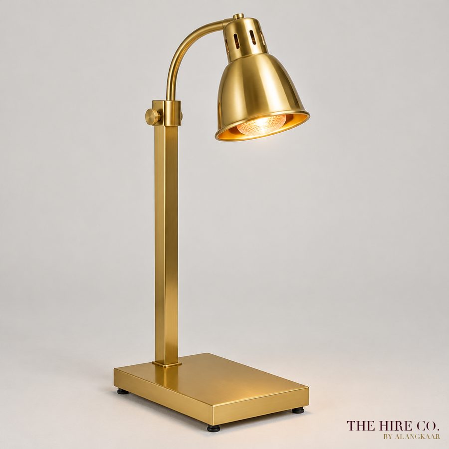 Food Heat Lamp, gold