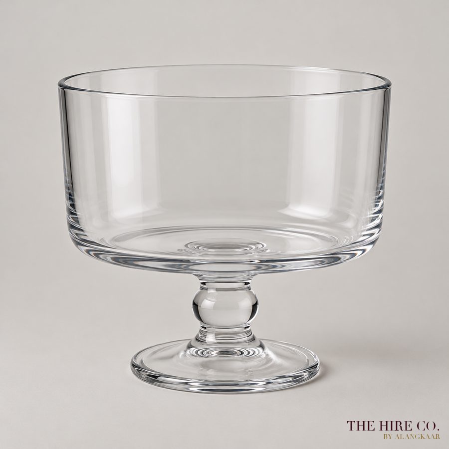 Footed Glass Trifle Bowl 3 L