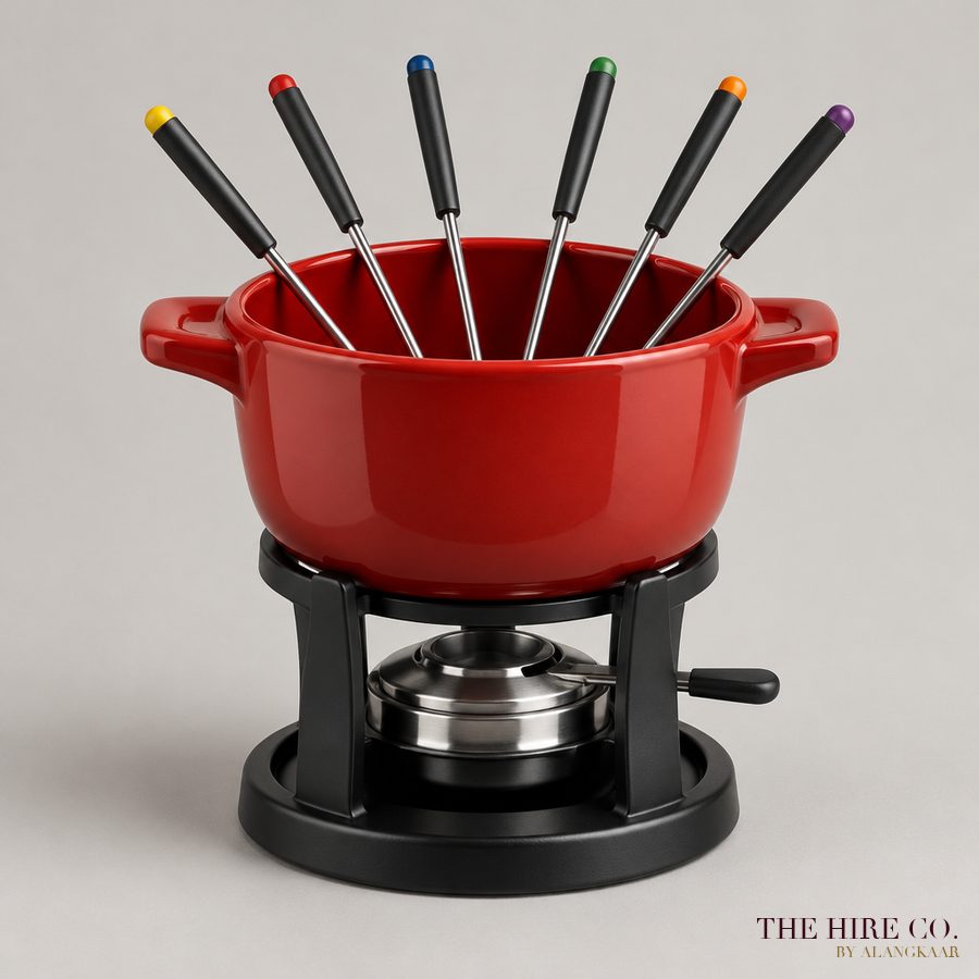 Cheese Fondue Set, 6 forks
