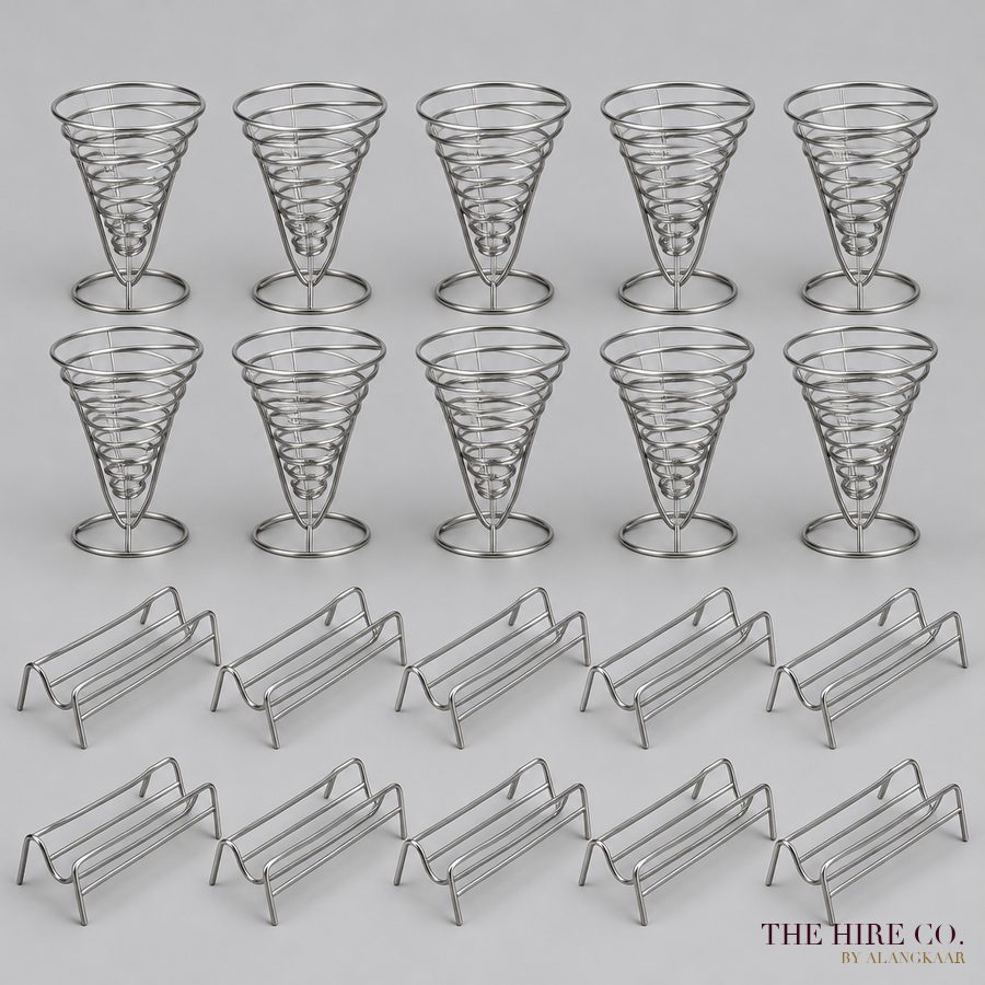 Fries Cone & Hot Dog Holders (set of 20)