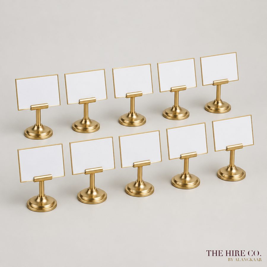 Buffet Label Holders, gold (set of 10)