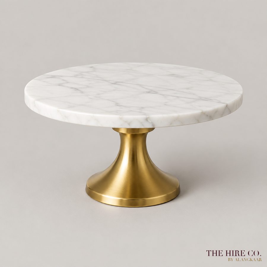 Marble & Gold Cake Stand 30 cm