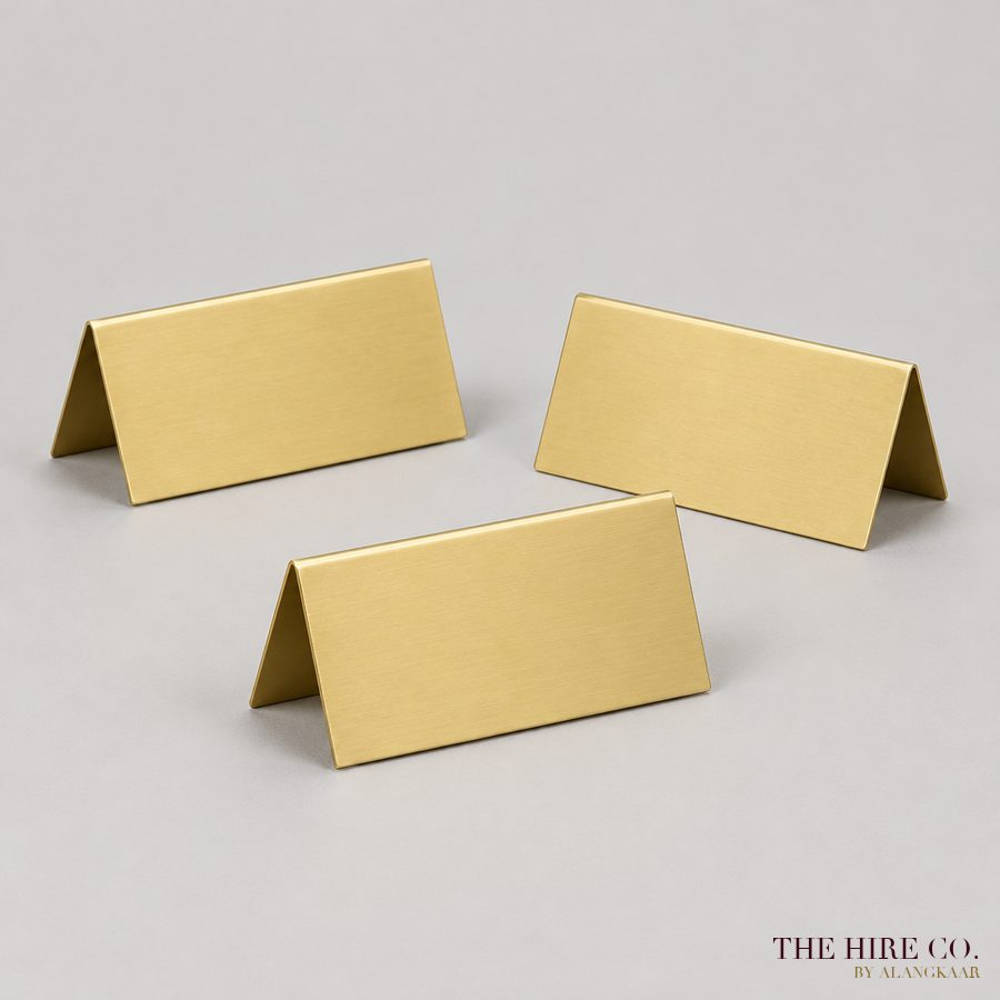 Gold Reserved Sign