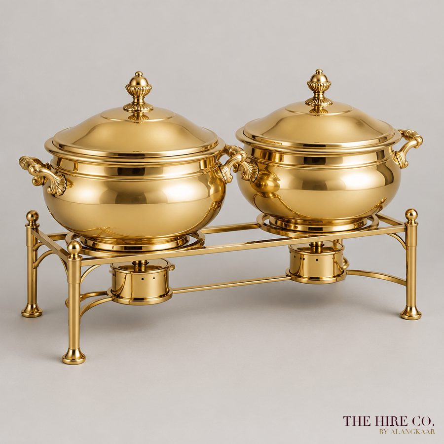 Gold Twin Soup Tureen Station (2 × 5 L)