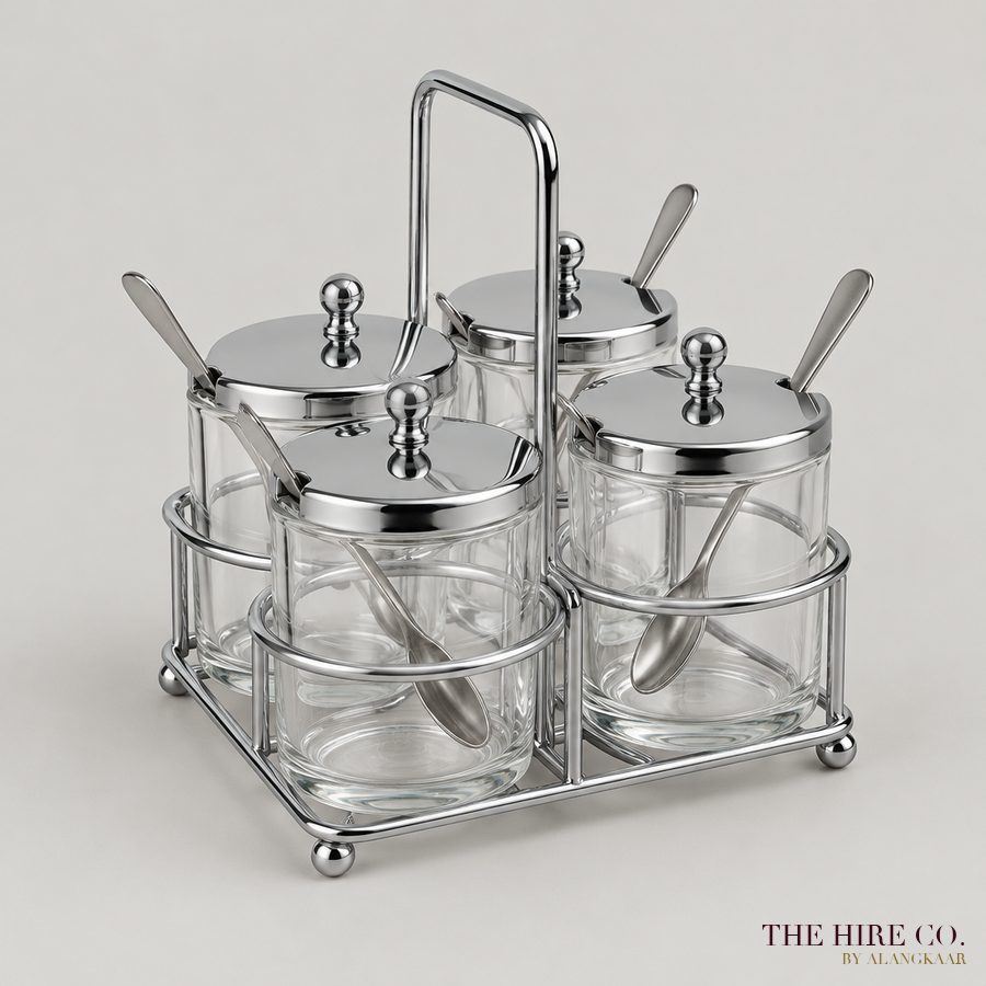 Condiment Caddy, 4 jars