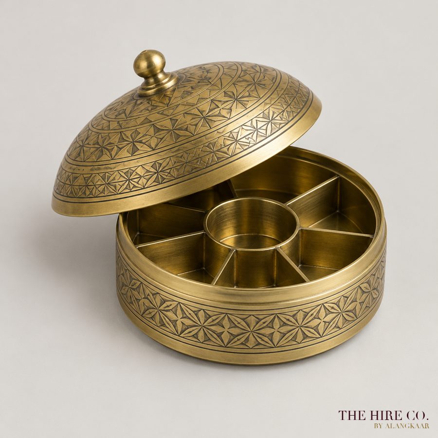 Brass Paan Box