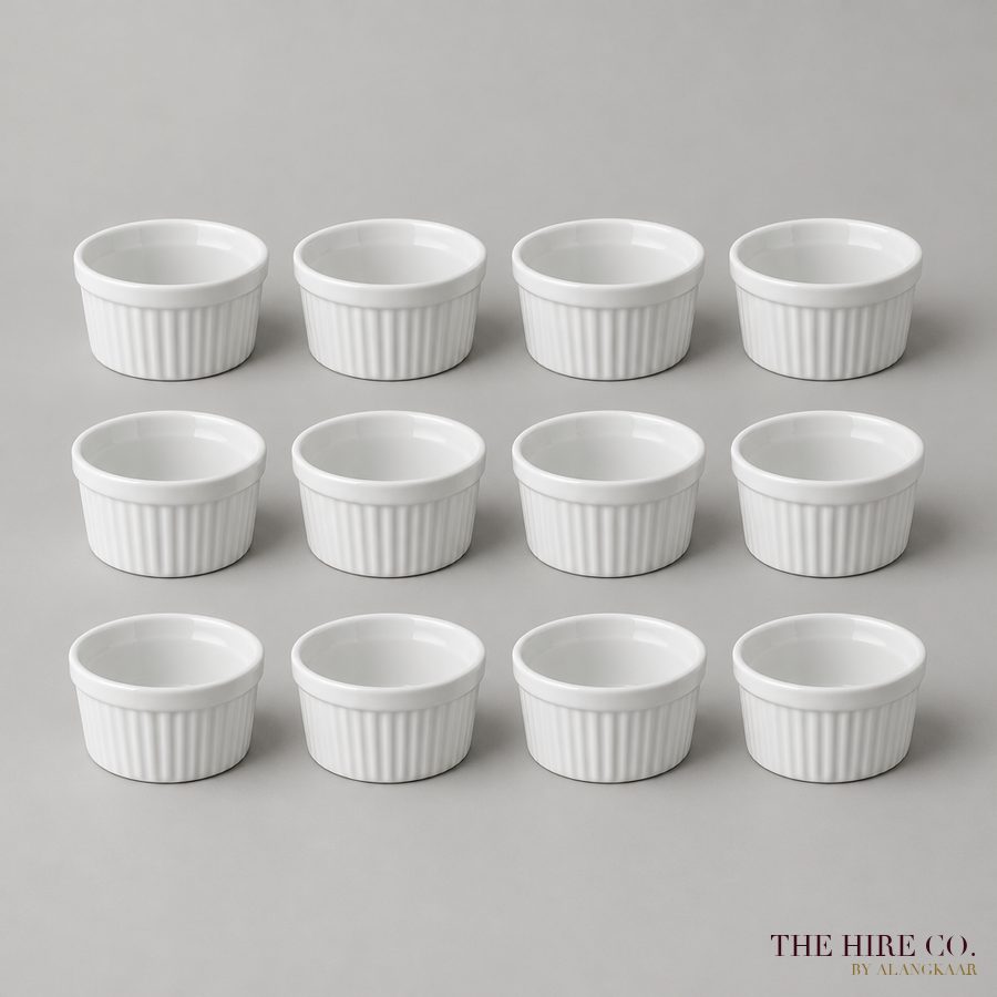 White Ramekins 120 ml (set of 12)