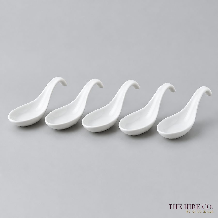 Canapé Tasting Spoon, porcelain