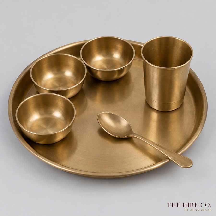 Kansa Bronze Thali Set