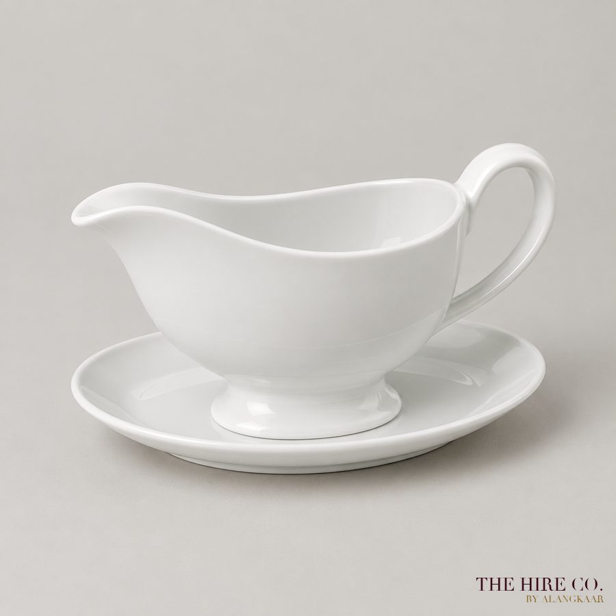 Gravy / Sauce Boat, porcelain