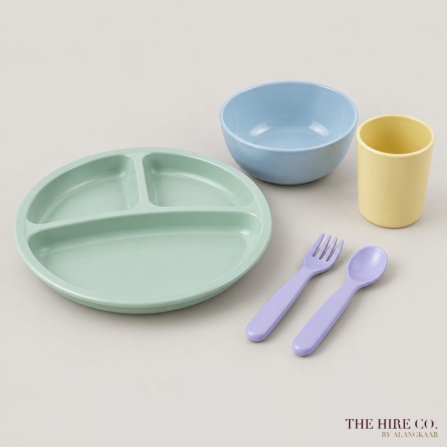 Kids Meal Set (plate, bowl, cup, cutlery)