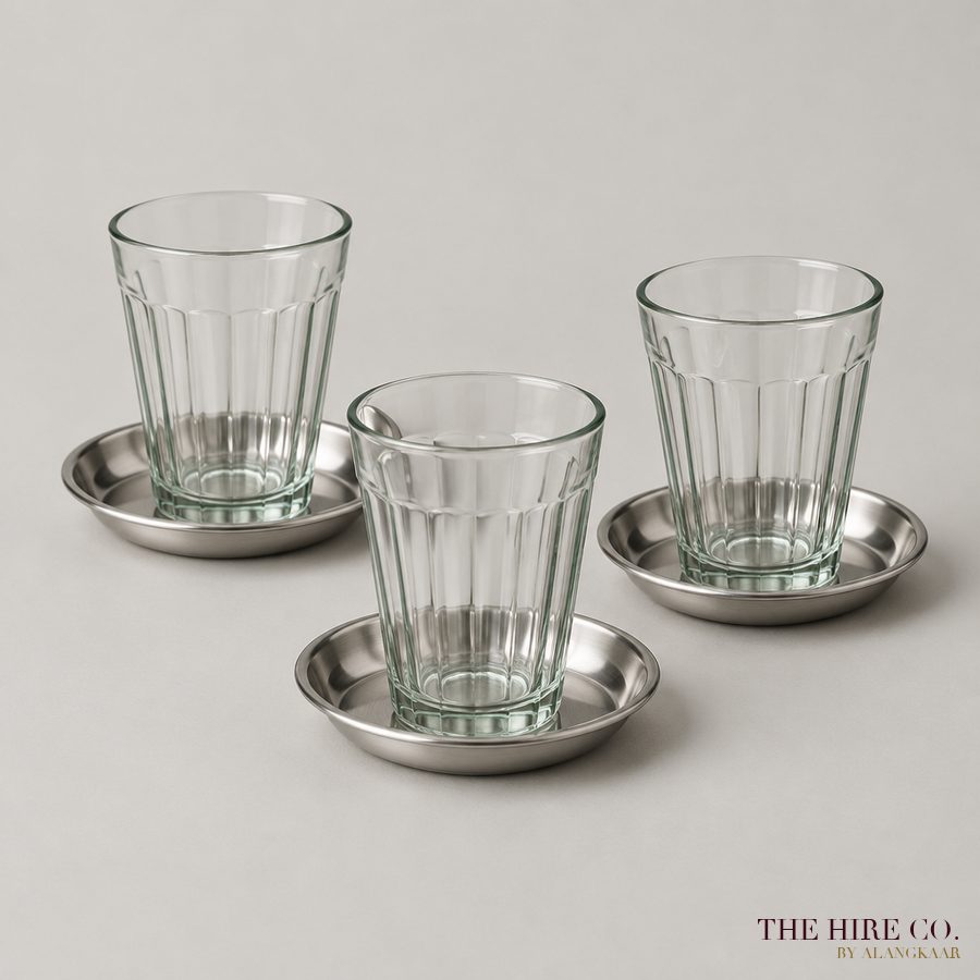 Chai Glass with Saucer