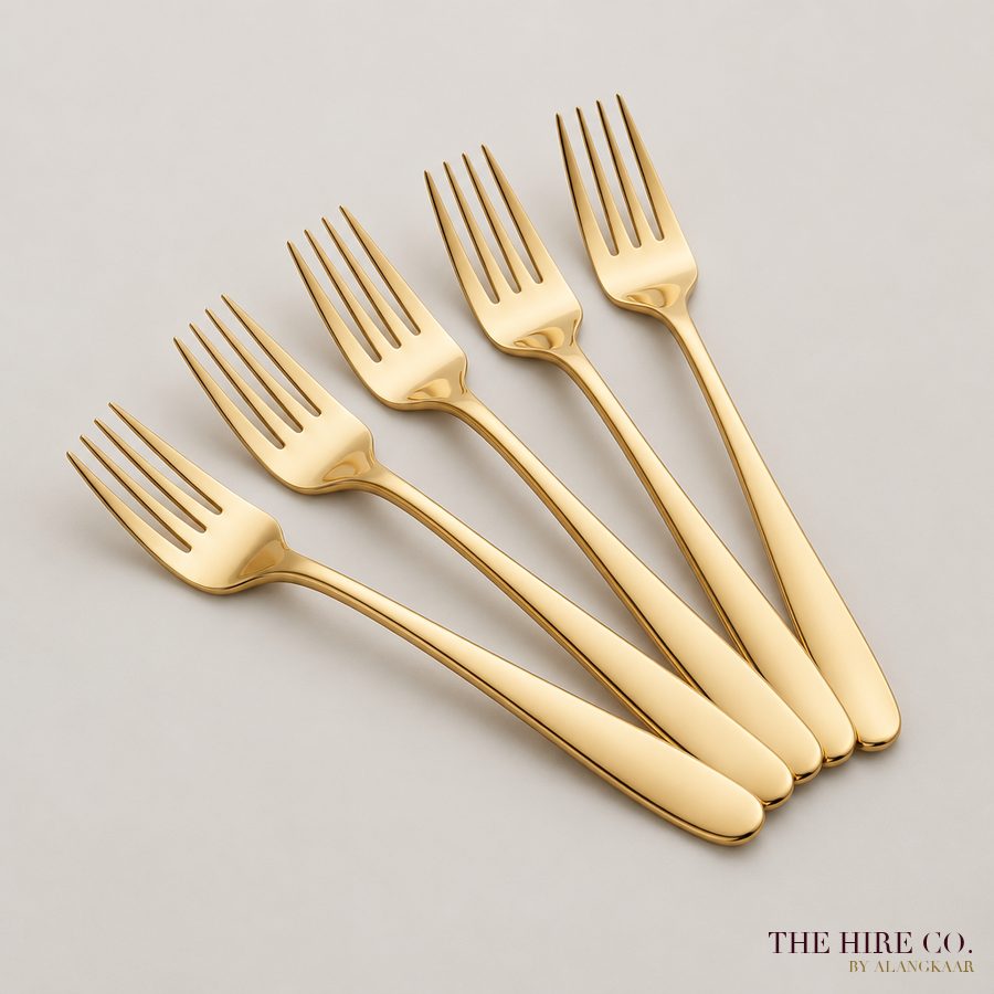 Gold Cake Fork
