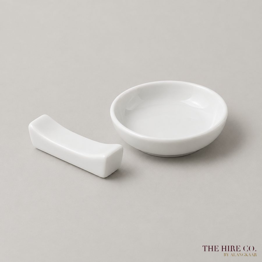 Chopstick Rest & Sauce Dish Set