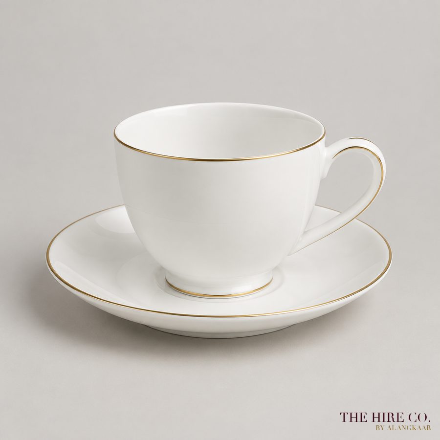Coffee Cup & Saucer, bone china