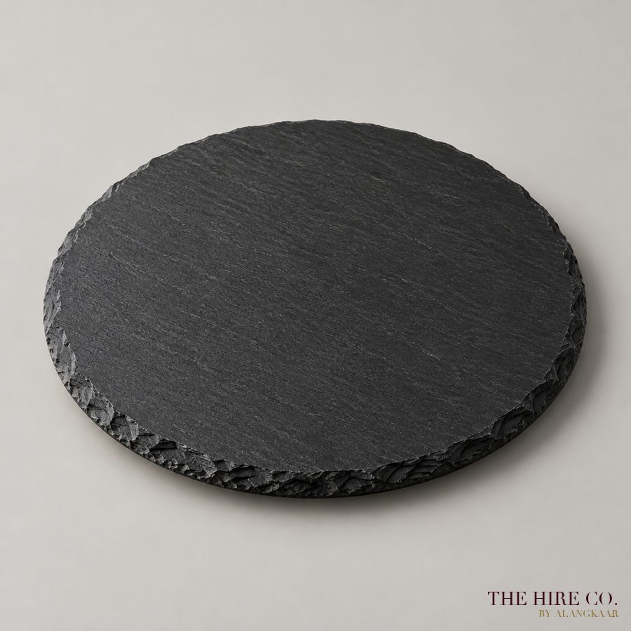 Round Slate Plate 27 cm