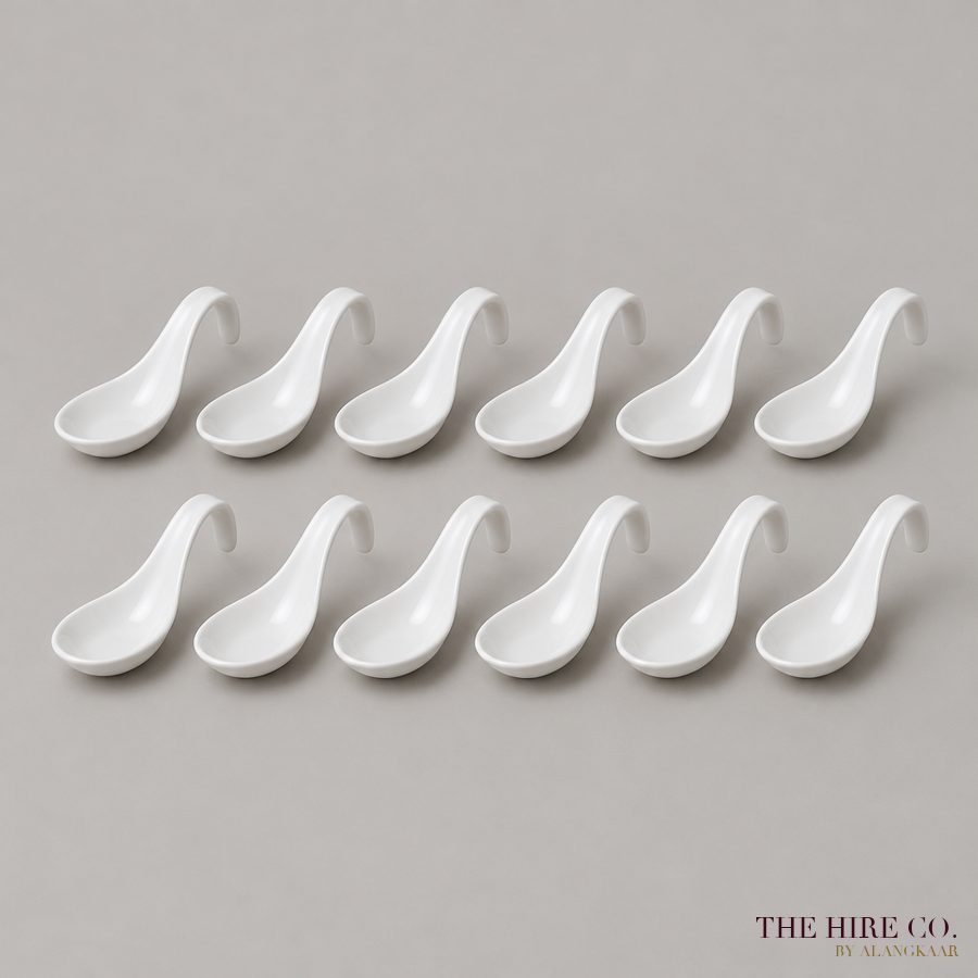 Porcelain Canapé Spoons (set of 12)
