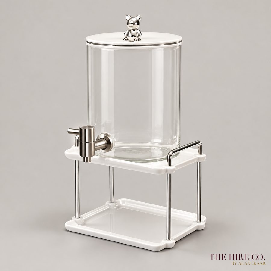 Drink Dispenser, glass 8 L with tap