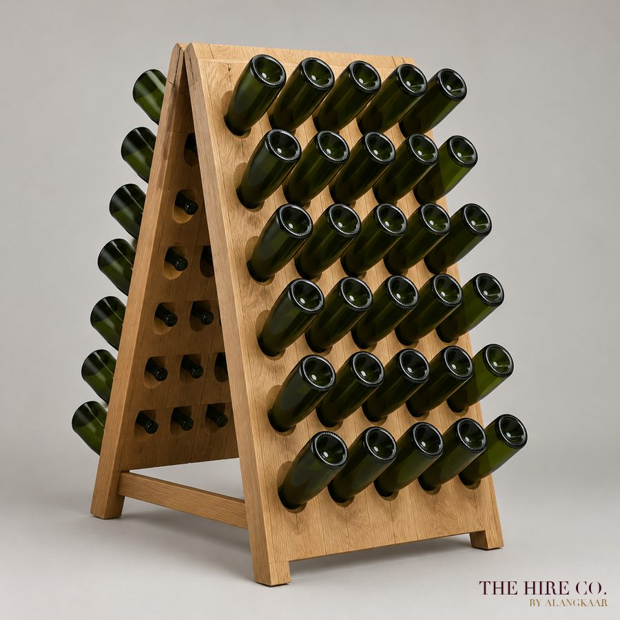 Champagne Riddling Rack
