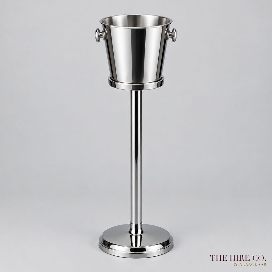 Wine Bucket Floor Stand, chrome