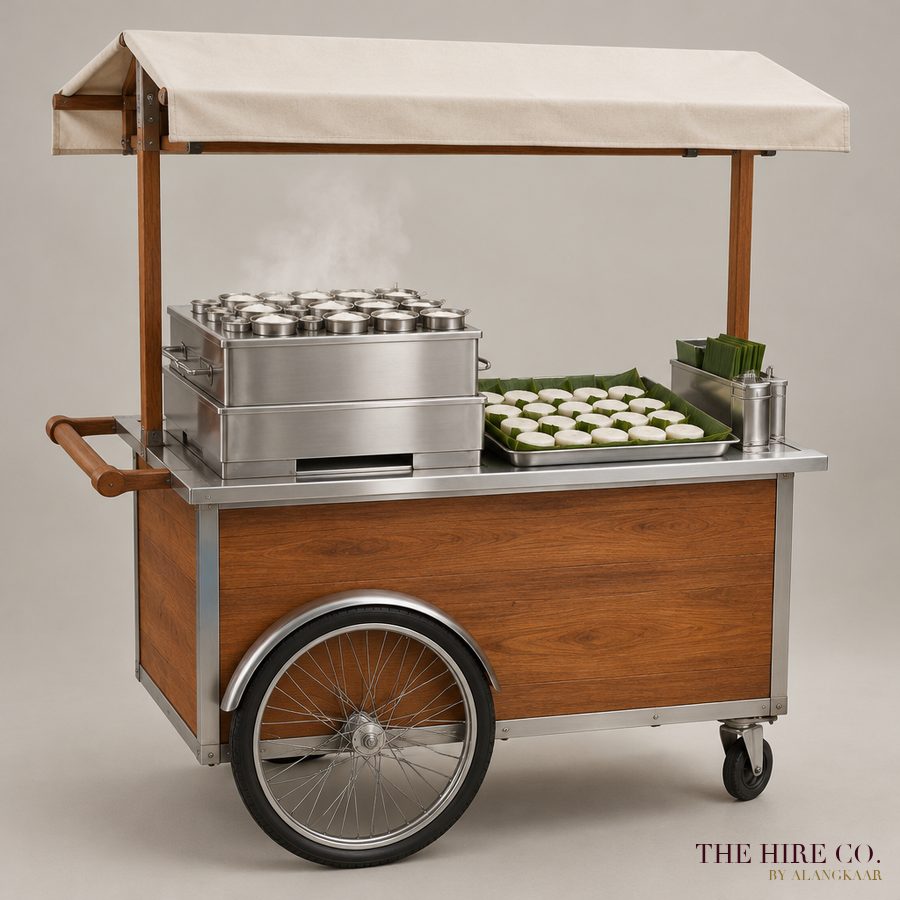 Kueh Tutu Steamer Cart