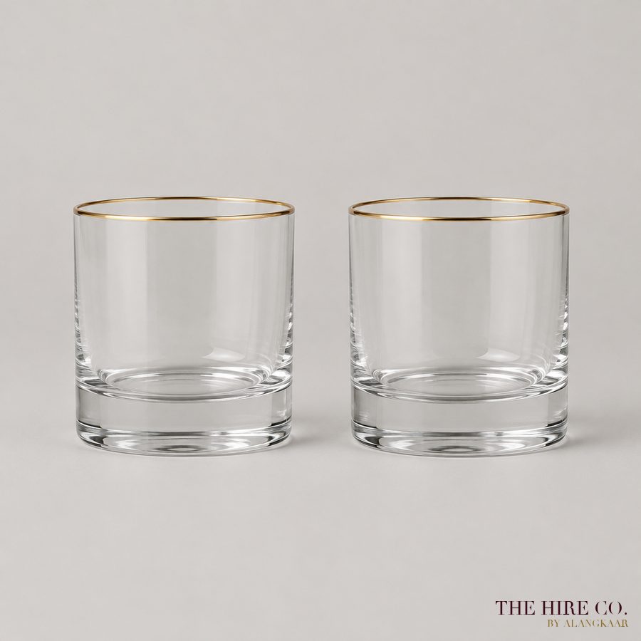 Gold-Rim Tumbler 300 ml