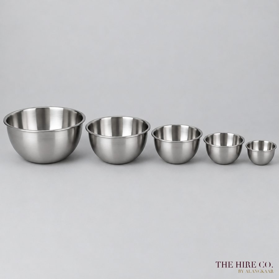 Mixing Bowls, stainless steel (set of 5)