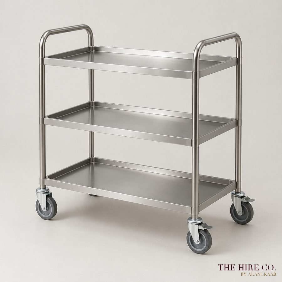 Stainless Trolley 3-Tier