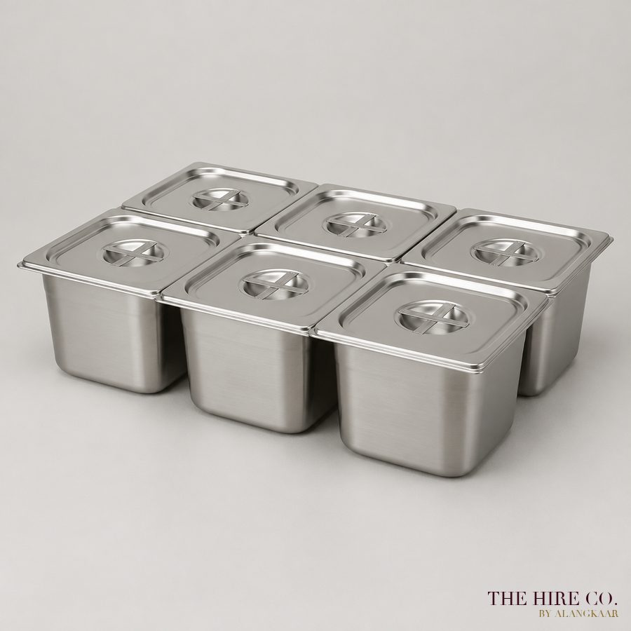 GN Pans with Lids (set of 6)