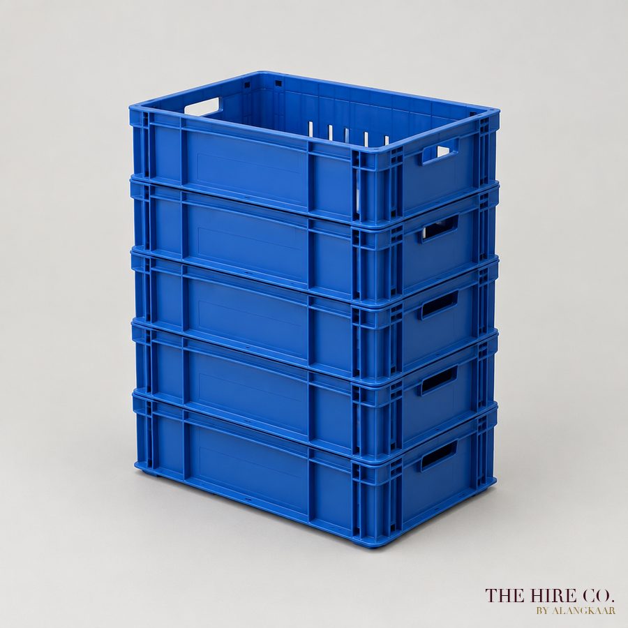 Plastic Turnover Crates (set of 5)