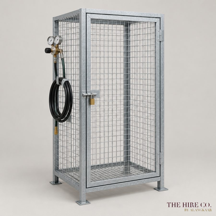 Gas Cylinder Cage & Regulator Set