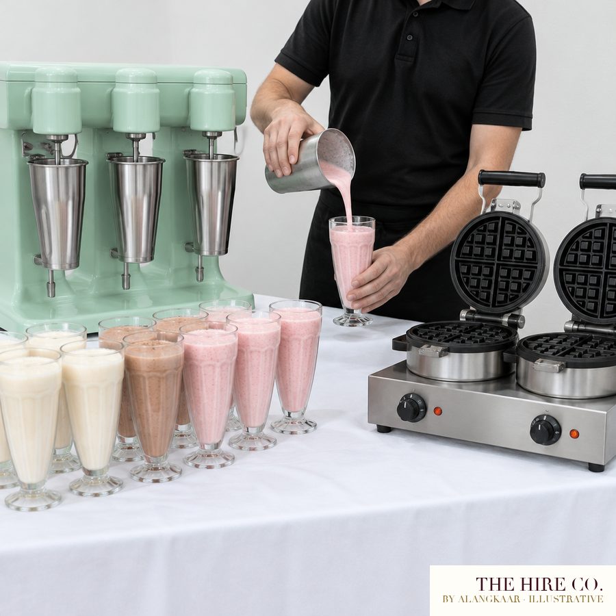 Milkshake & Waffle Bar with Attendant