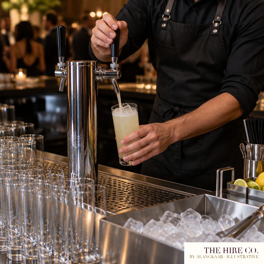 Draft Cocktail Bar with Bartender
