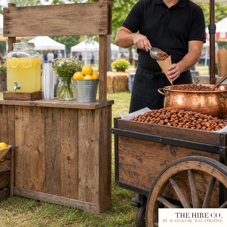 Lemonade & Candied Nut Stalls with Attendant
