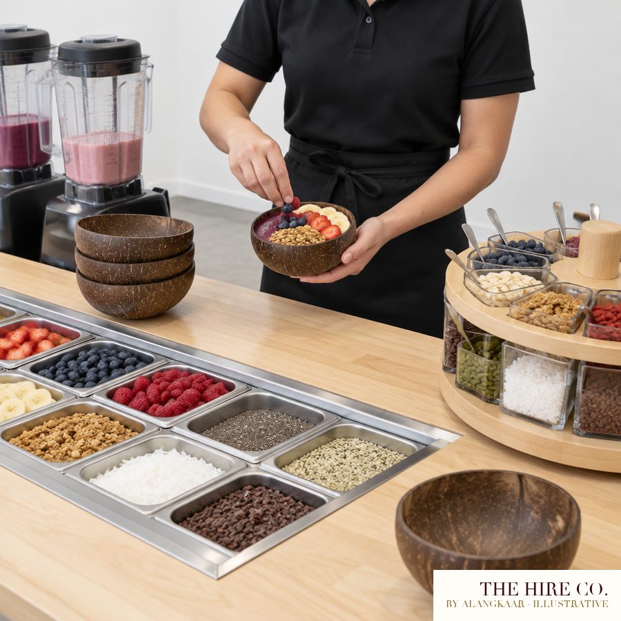 Smoothie Bowl Bar with Attendant