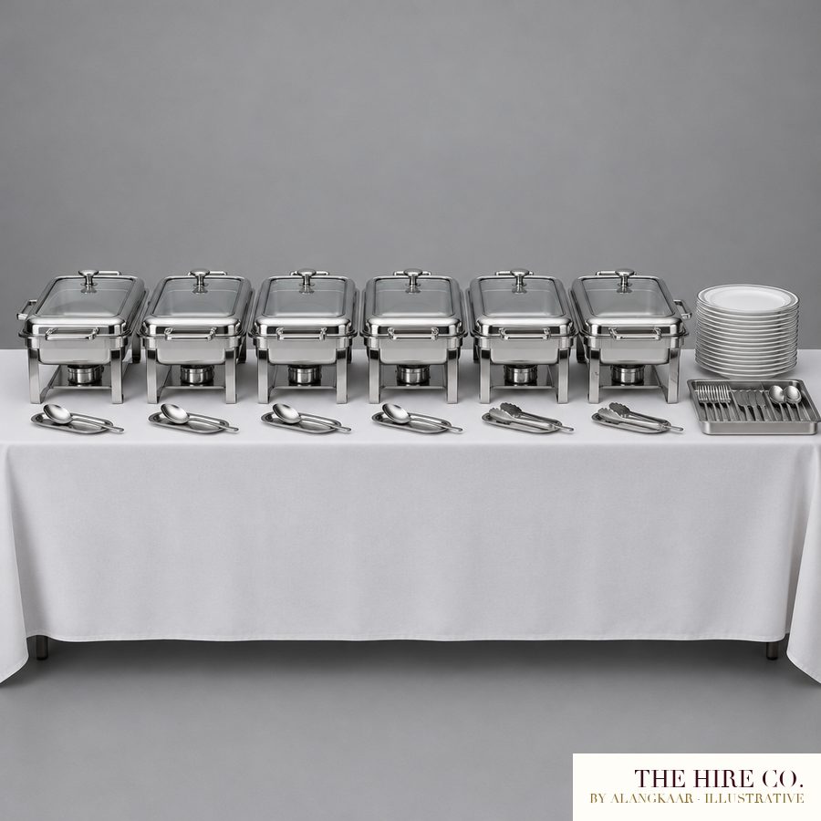Silver Buffet Line for 100