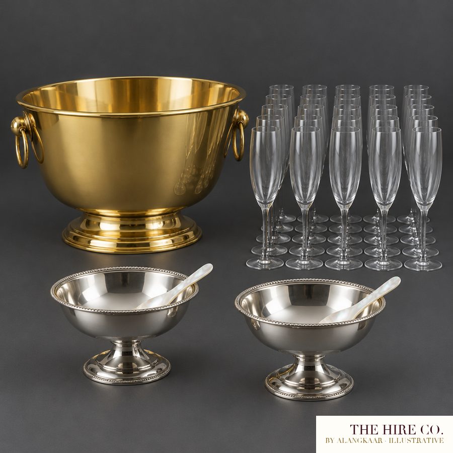 Caviar & Champagne Service Kit