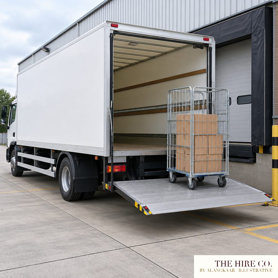 24 ft Lorry with Tailgate and Driver, one trip